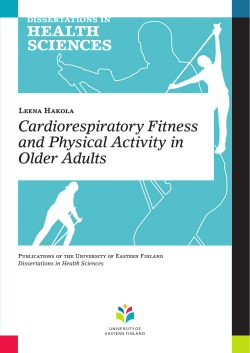 Cardiorespiratory Fitness and Physical Activity in Older Adults
