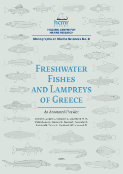Freshwater Fishes and Lampreys of Greece - An