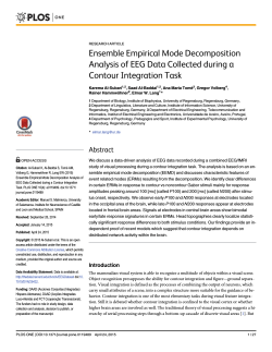 Ensemble Empirical Mode Decomposition Analysis of EEG Data