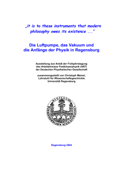 Pumpe - Publikationsserver der UniversitÃ¤t Regensburg