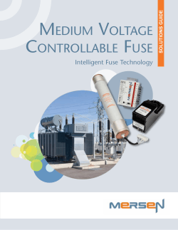 the Medium Voltage Controllable Fuse Brochure