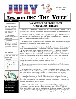 Epworth UMC `The Voice` - Epworth United Methodist Church