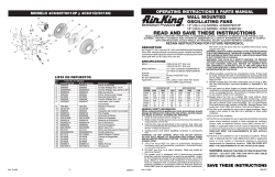 Air King 9012 & 9016 Instruction Manual