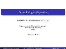 Better Living in Objectville