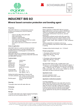 INDUCRET BIS 0/2 - Equus Industries Pty Ltd