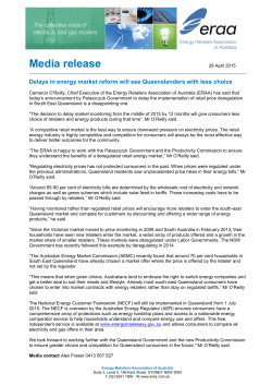 Delays in energy market reform will see Queenslanders with