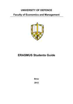 ERASMUS Students Guide