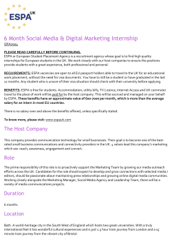 6 Month Social Media & Digital Marketing Internship