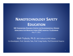 nanotechnology safety education