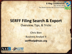 Search and Export - E