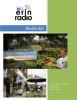 Media Kit - Erin Radio 88.1