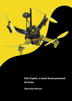 Operation manual Erle Copter