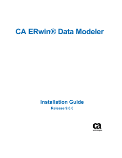 CA ERwin Data Modeler Installation Guide