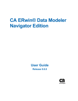 CA ERwin Data Modeler Navigator Edition User Guide