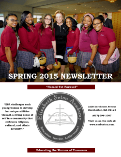 SpringNewsletter - Elizabeth Seton Academy