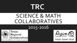 Science & Math Collaboratives