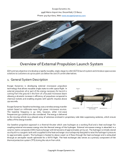 External Propulsion Overview White Paper