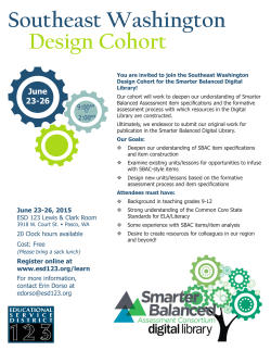 Southeast Washington Design Cohort June 23-26