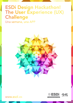 ESDi Design Hackathon! The User Experience (UX) Challenge