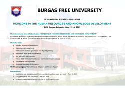 BURGAS FREE UNIVERSITY