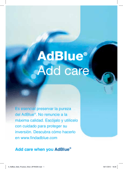 Add care when you AdBlueÂ®