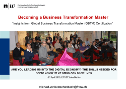 Becoming a Business Transformation Master - LEAD - e