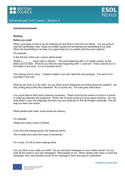 Worksheet - British Council