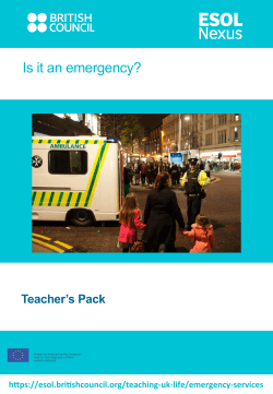 Is it an emergency?! - ESOL Nexus