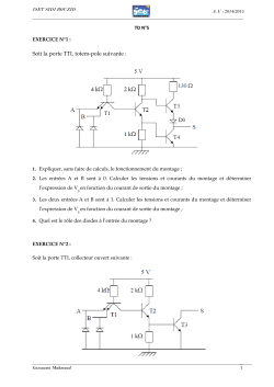 TD 5 technologies des circuits integrÃ©s numÃ©riques