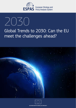Global Trends to 2030: Can the EU meet the challenges