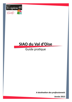 SIAO du Val d`Oise