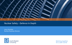 Nuclear Safety â Defence In Depth