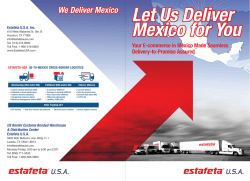 Estafeta USA Mexico E-commerce Solutions for US Retailers