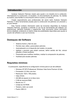 Audaces Vestuario Patrones Vs11