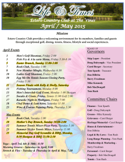 April / May 2015 - Estero Country Club