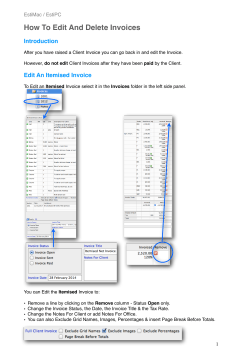 How To Edit And Delete Invoices - Detailed Guide