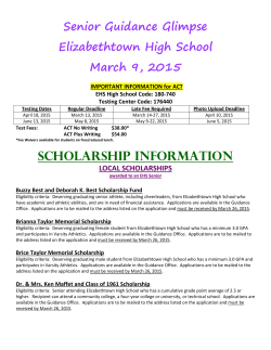 March 9, 2015 - Elizabethtown Independent Schools