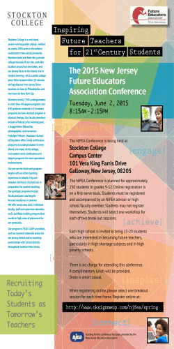 2015 New Jersey Future Educators Association Conference