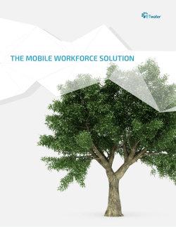 THE MOBILE WORKFORCE SOLUTION