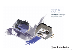 2015 Cartridges Catalogue Europe - Audio