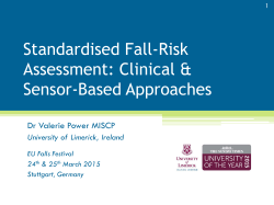 An Investigation of Clinical & Sensor-Based Fall