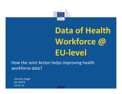 Data of Health Workforce (EU-Level)