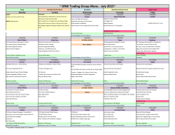 DRW Trading Group Menu - June 2015