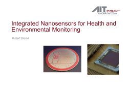 Integrated Nanosensors for Health and Environmental Monitoring