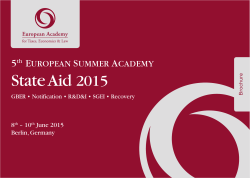 State Aid 2015