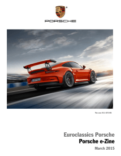 March 2015 - Euroclassics Porsche