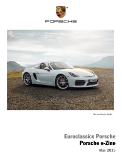 May 2015 - Euroclassics Porsche