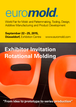 Exhibitor Invitation Rotational Molding