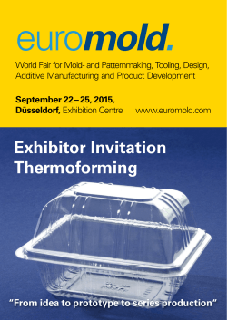 Exhibitor Invitation Thermoforming
