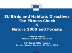 UEF-Fitness-Check-N2000 -Forests